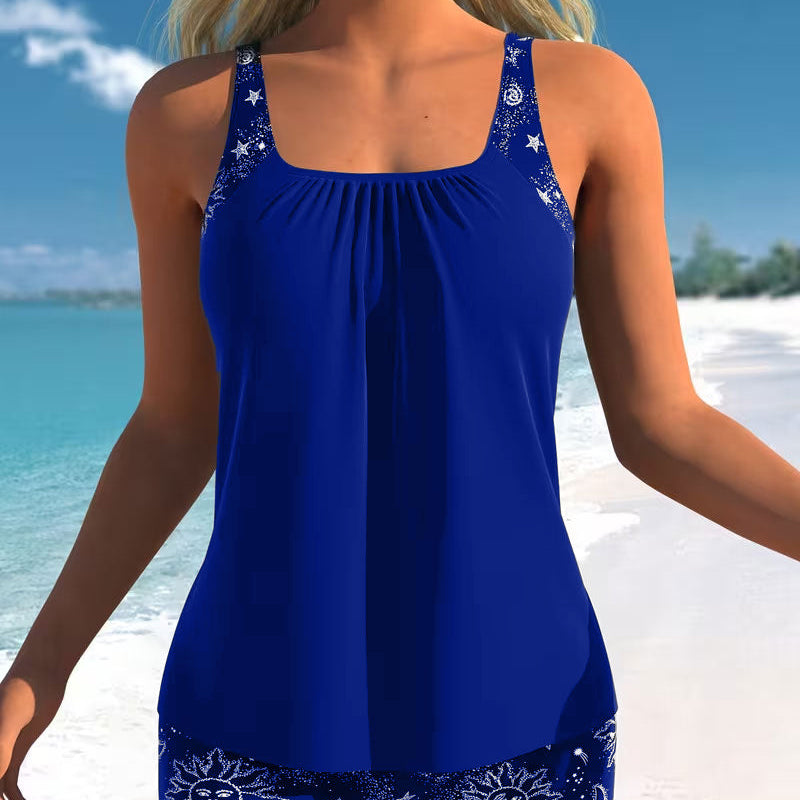 Solène - Tankini avec impression solaire