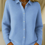 Héloïse - Cardigan en maille à trame marquée