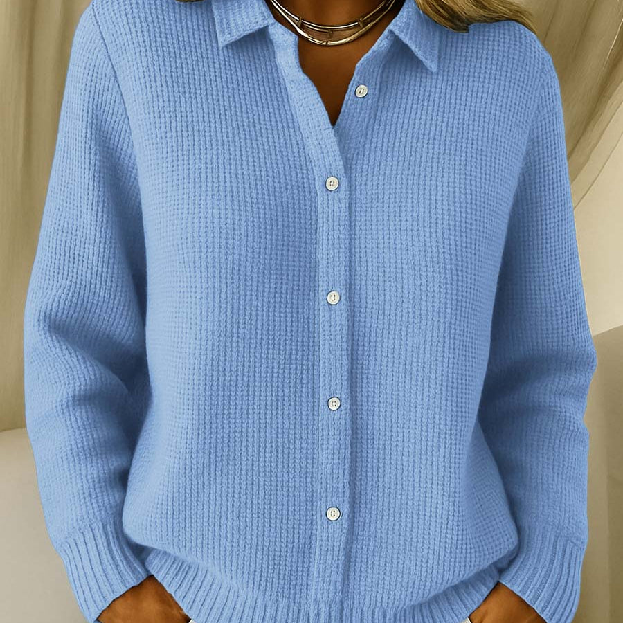 Héloïse - Cardigan en maille à trame marquée