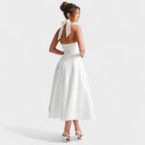 Effie - Robe midi texturée
