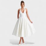Effie - Robe midi texturée