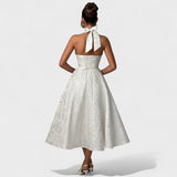Effie - Robe midi texturée