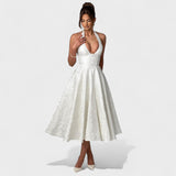 Effie - Robe midi texturée