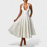 Effie - Robe midi texturée