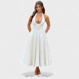 Effie - Robe midi texturée