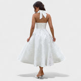 Effie - Robe midi texturée