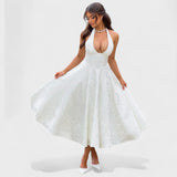 Effie - Robe midi texturée