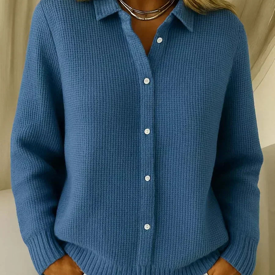 Héloïse - Cardigan en maille à trame marquée