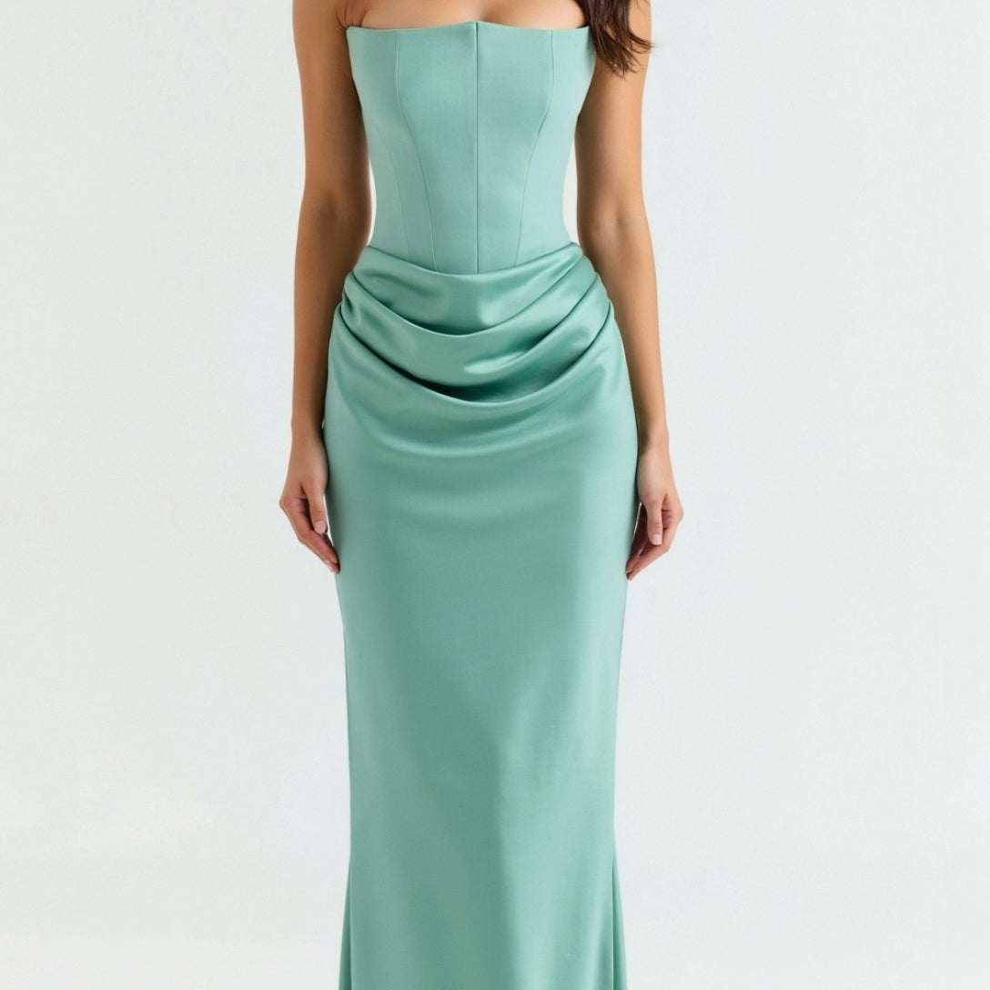Esmeralda - Robe longue avec corsage