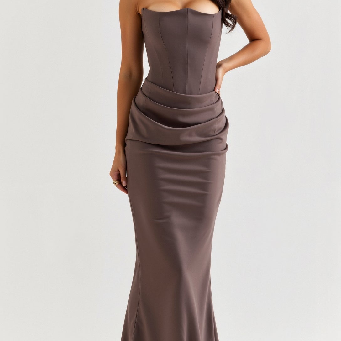 Esmeralda - Robe longue avec corsage