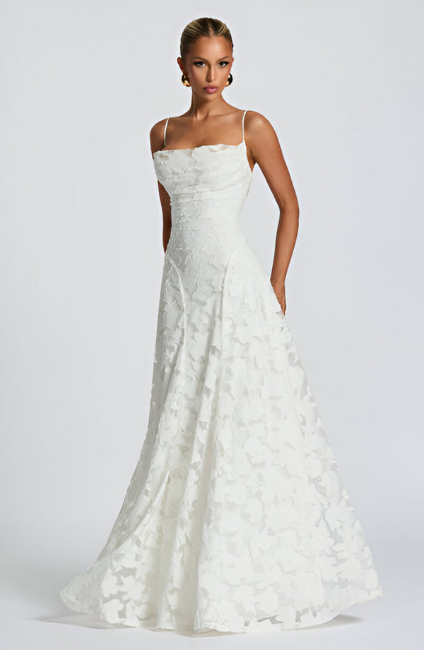 Francine - Robe Longue avec Corsage