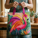 Sac Artisanal — Le Flamant Rose et l'Arc-en-Ciel