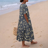 Éliane - Robe en Broderie Florale