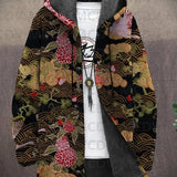 Nadine - Manteau à capuche à motifs asiatiques, neuf imprimés