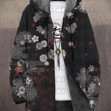 Nadine - Manteau à capuche à motifs asiatiques, neuf imprimés