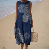 Robe d’Été Confortable Sans Manches