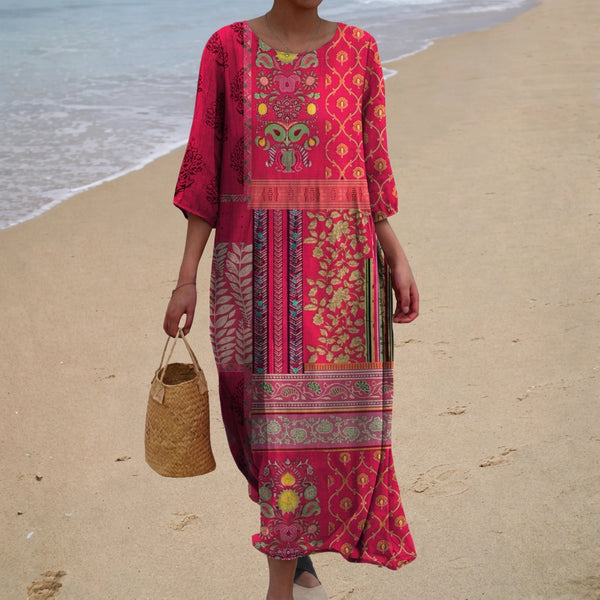 Célie - Robe longue fluide chic et confortable