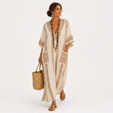 Constance - Kaftan Beige Ethnique