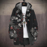 Nadine - Manteau à capuche à motifs asiatiques, neuf imprimés