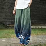Apolline – Pantalon large vert