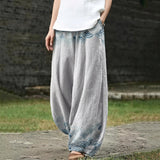 Albertine – Pantalon large gris clair