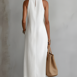Justine - Robe Midi en Lin Texturé